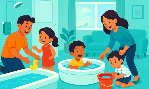 Cartoon illustration: The Complete Home Water Safety Framework