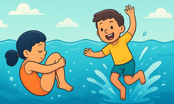 Cartoon illustration: Rolling Recovery vs Jump Recovery