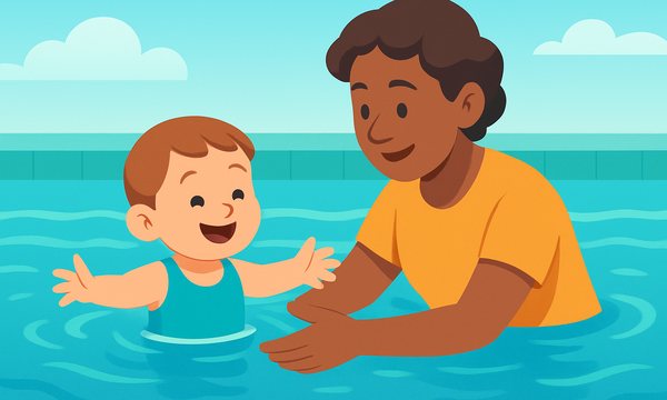 Cartoon illustration: Touch Supervision Within Arm's Reach