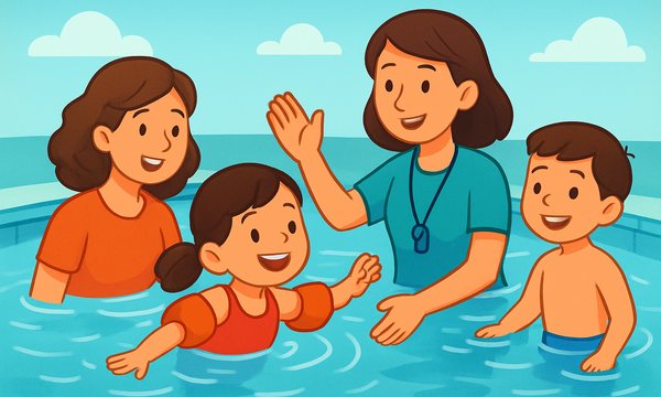 Illustration: Water Safety for Kids classes and skills